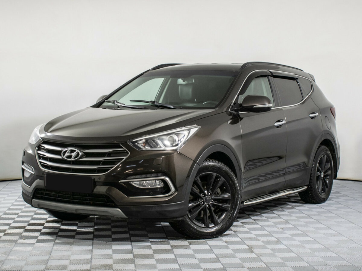 Hyundai Santa Fe 2017 года с пробегом. Посмотреть фото