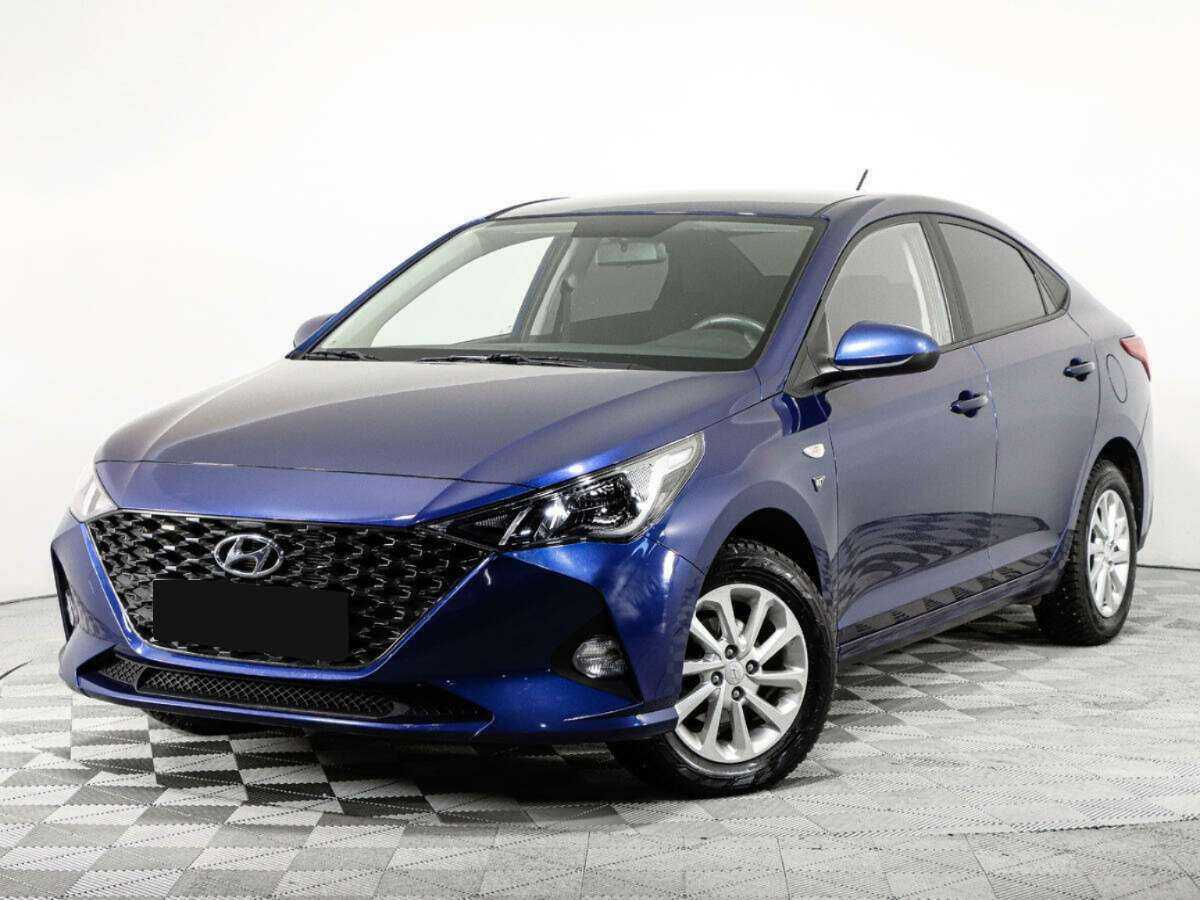 Hyundai Solaris 2021 года с пробегом. Посмотреть фото