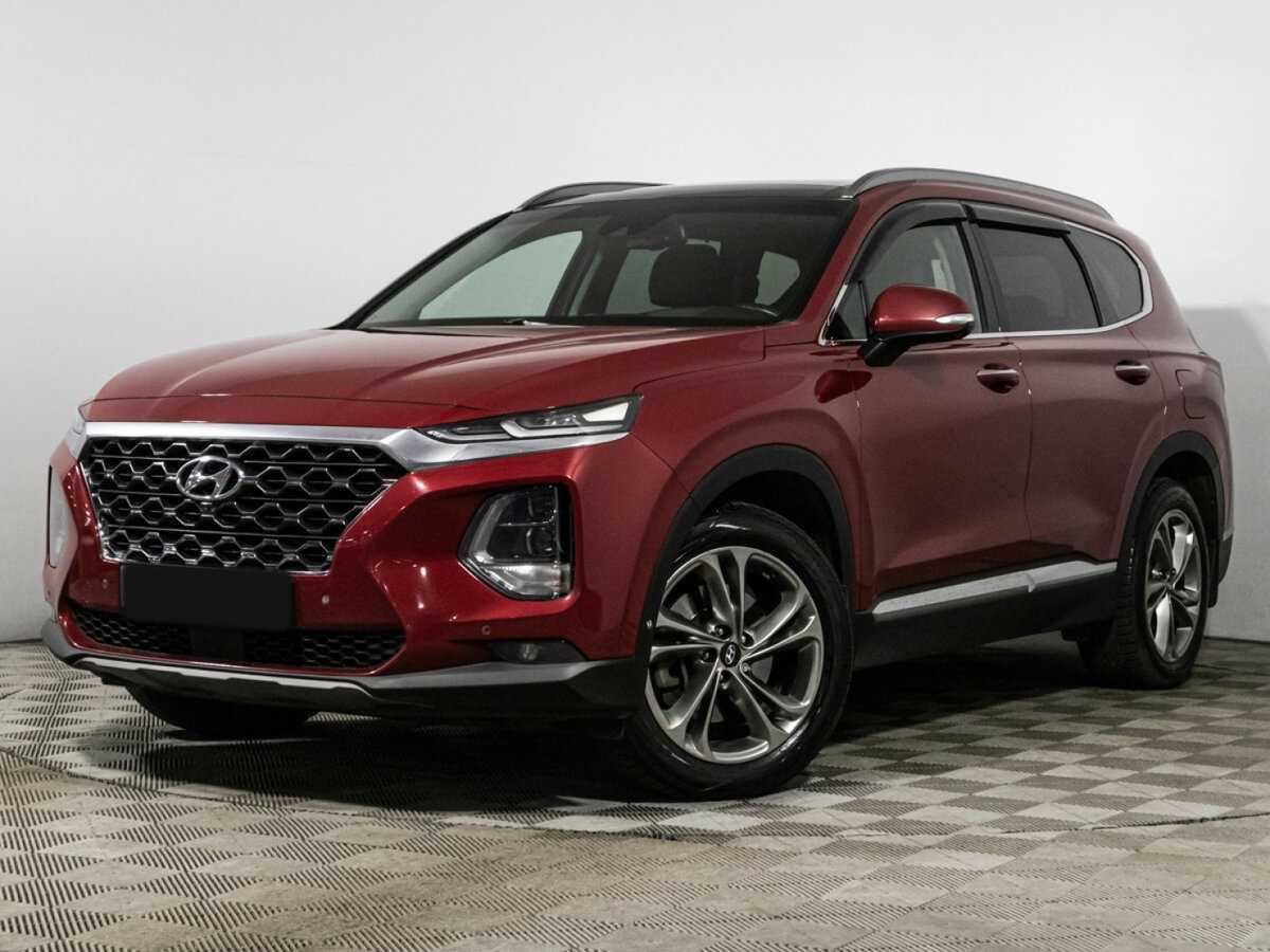 Hyundai Santa Fe 2019 года с пробегом. Посмотреть фото