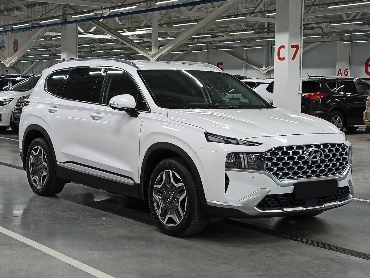 Hyundai Santa Fe 2021 года с пробегом. Фото: #2