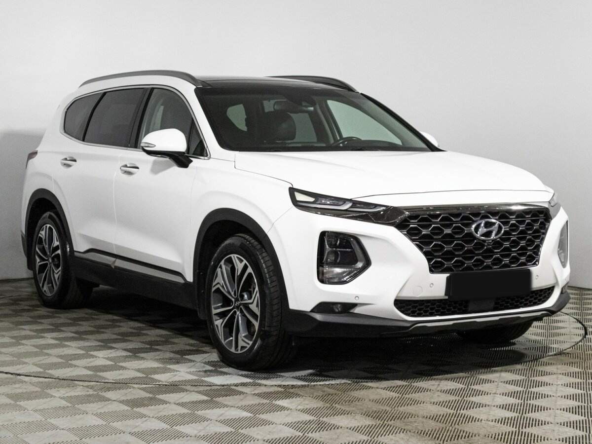 Hyundai Santa Fe 2019 года с пробегом. Фото: #2